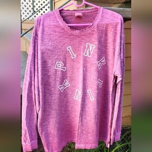Victoria's Secret Pink Graphic Long Sleeve 2017